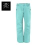 pantalon femme pour le ski et le snowboard - turquoise - pantalon de ski à moins de 90 euros - image modifiée par l'IA