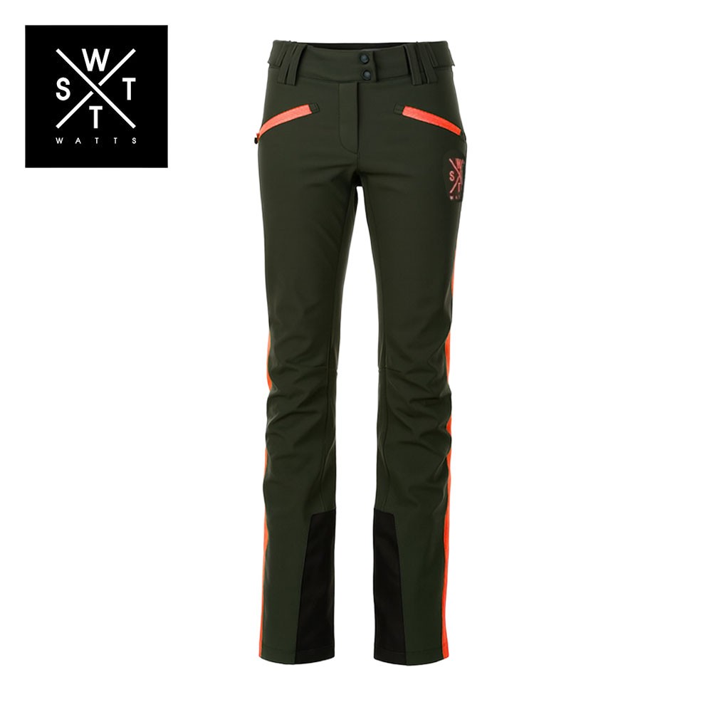pantalon de ski féminin et près du corps - image modifié par l'IA