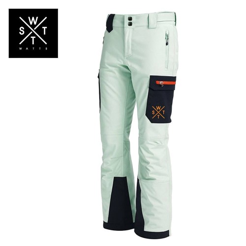 pantalon de ski féminin et sportif - image modifiée par l'IA