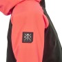 veste de ski enfant noir et rose fluo - imperméable et performante - veste à moins de 100 euros