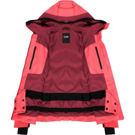 Doudoune de marque italienne Colmar. Chaude en duvet qui protège de la pluie. En détockage. Image modifiée par l'IA.
