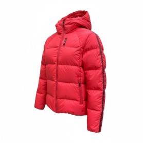Doudoune de marque italienne Colmar. Chaude en duvet qui protège de la pluie. En détockage. Image modifiée par l'IA.