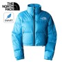 Doudoune THE NORTH FACE Nuptse Short Bleu Femme