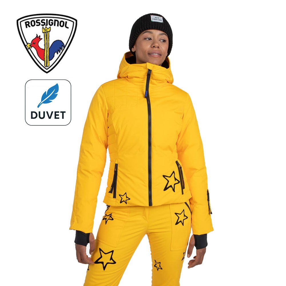 Doudoune de ski ROSSIGNOL JCC Stellar Down Jaune Femme