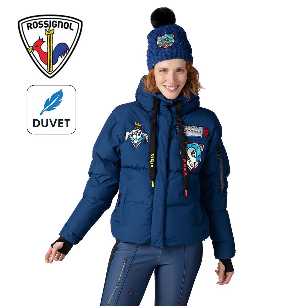 Doudoune de ski ROSSIGNOL JCC Modul Down Bomber Bleu Femme