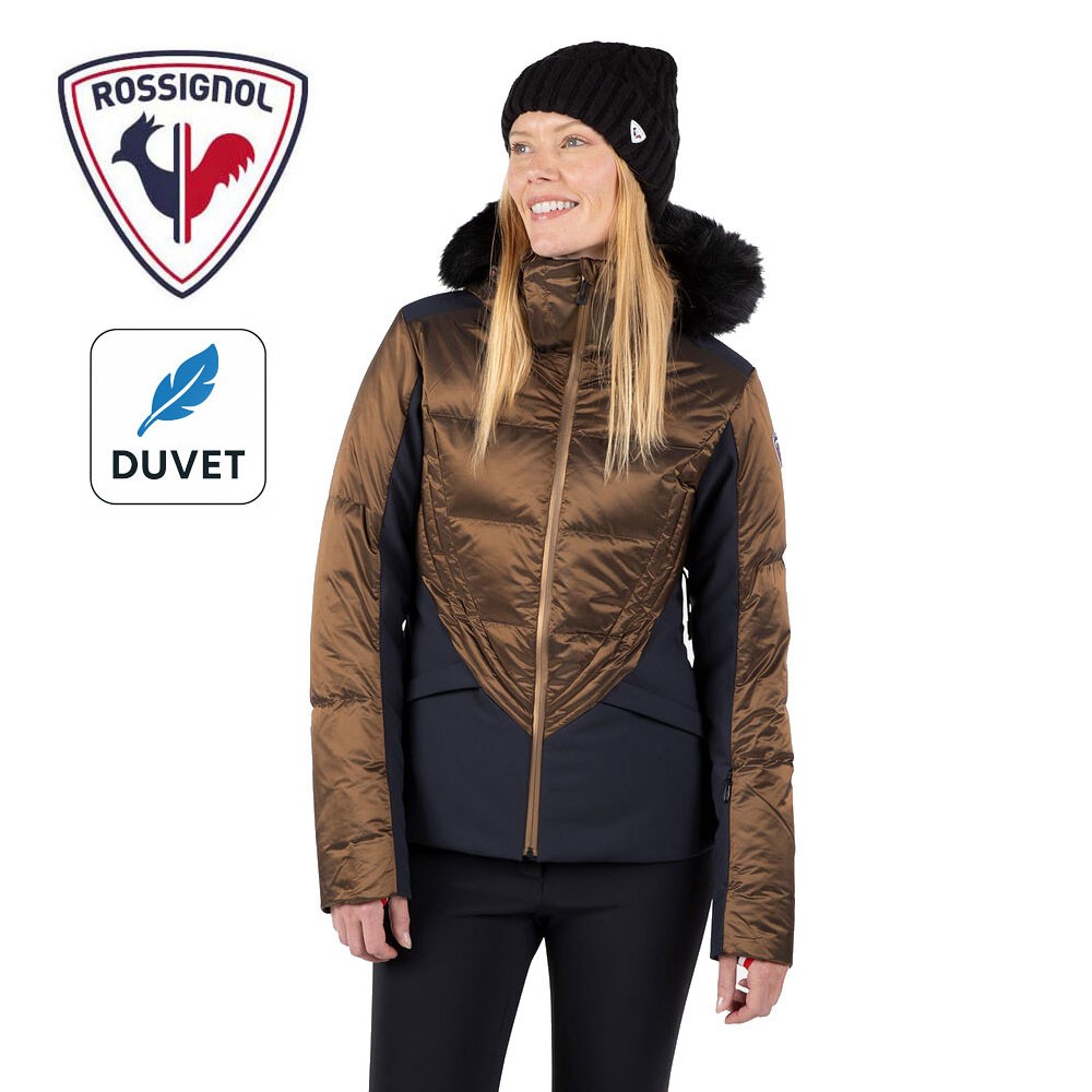 doudoune de ski élégante et performante  pour le ski de la marque Rossignol en déstockage - Isolation en Duvet du Faubourg®