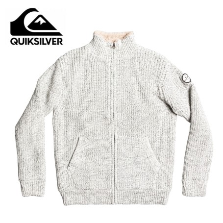 Pull épais en coton signé Quiksilver Homme - chaud et élégant - en déstockage