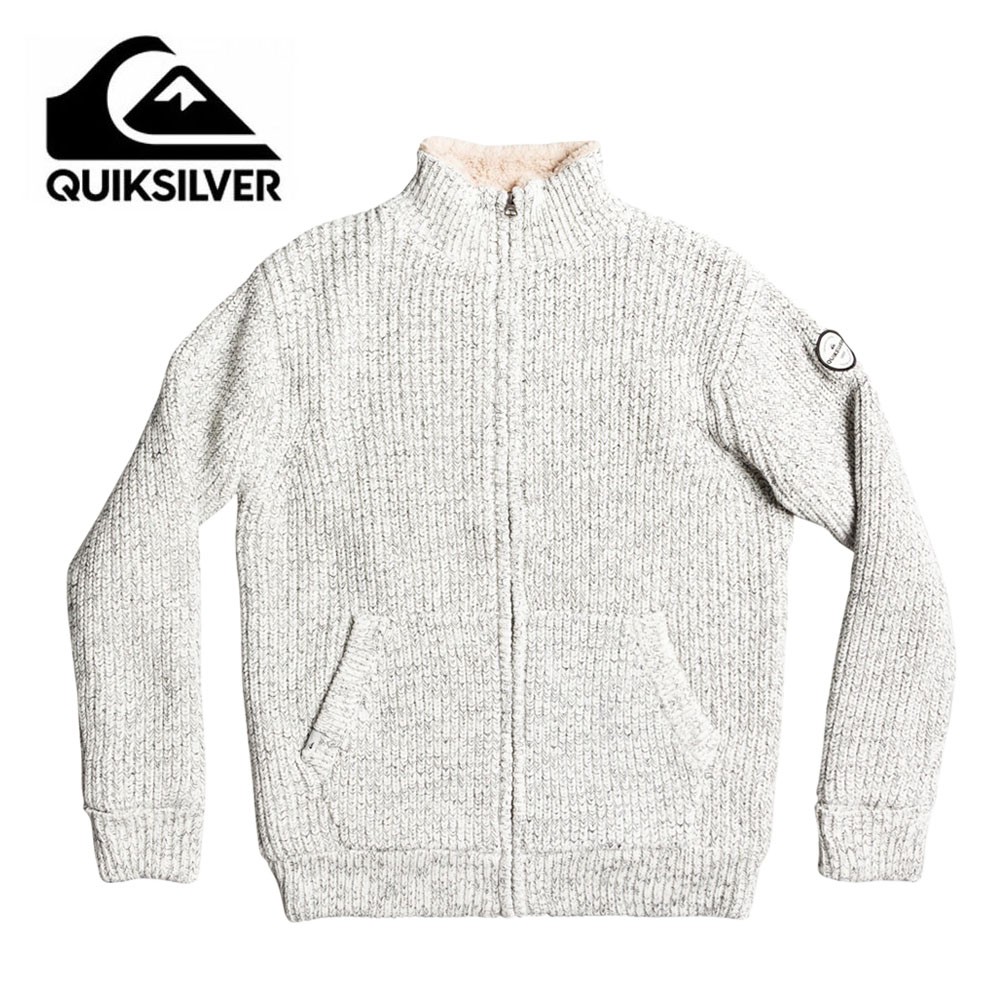 Pull épais en coton signé Quiksilver Homme - chaud et élégant - en déstockage