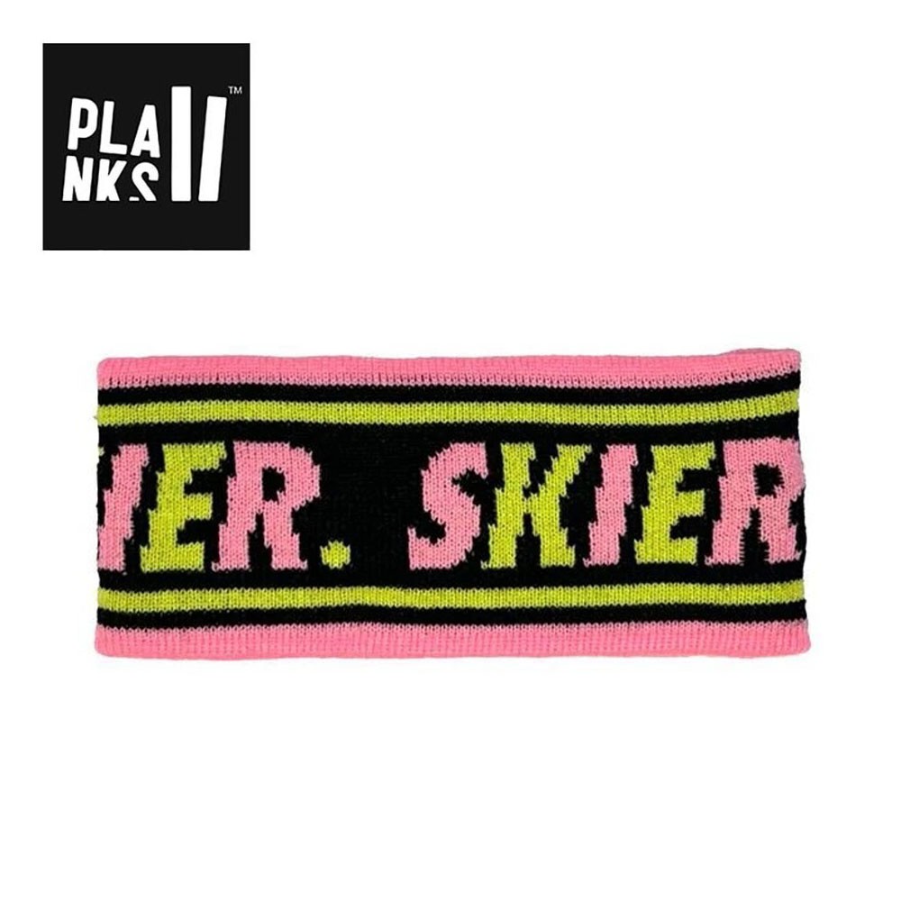Bandeau PLANKS Skier Headband Rose/Jaune Unisexe