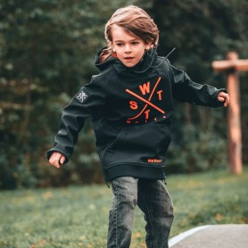 Veste Softshell WATTS 2 Orbital Vert / Orange fluo Junior