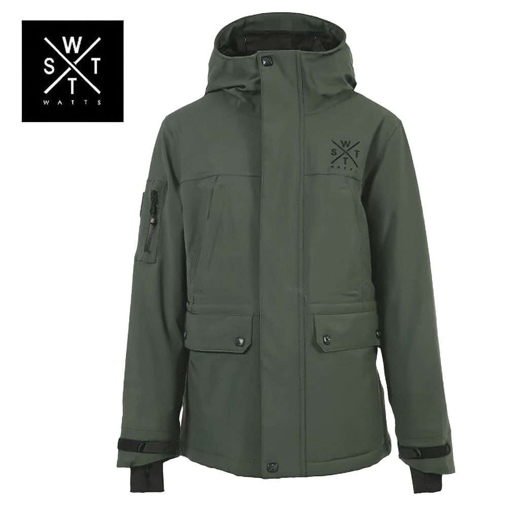 Parka de ski WATTS Clever Vert Unisexe