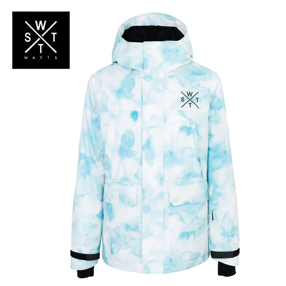 Parka de ski WATTS Clever Bleu/Blanc Unisexe