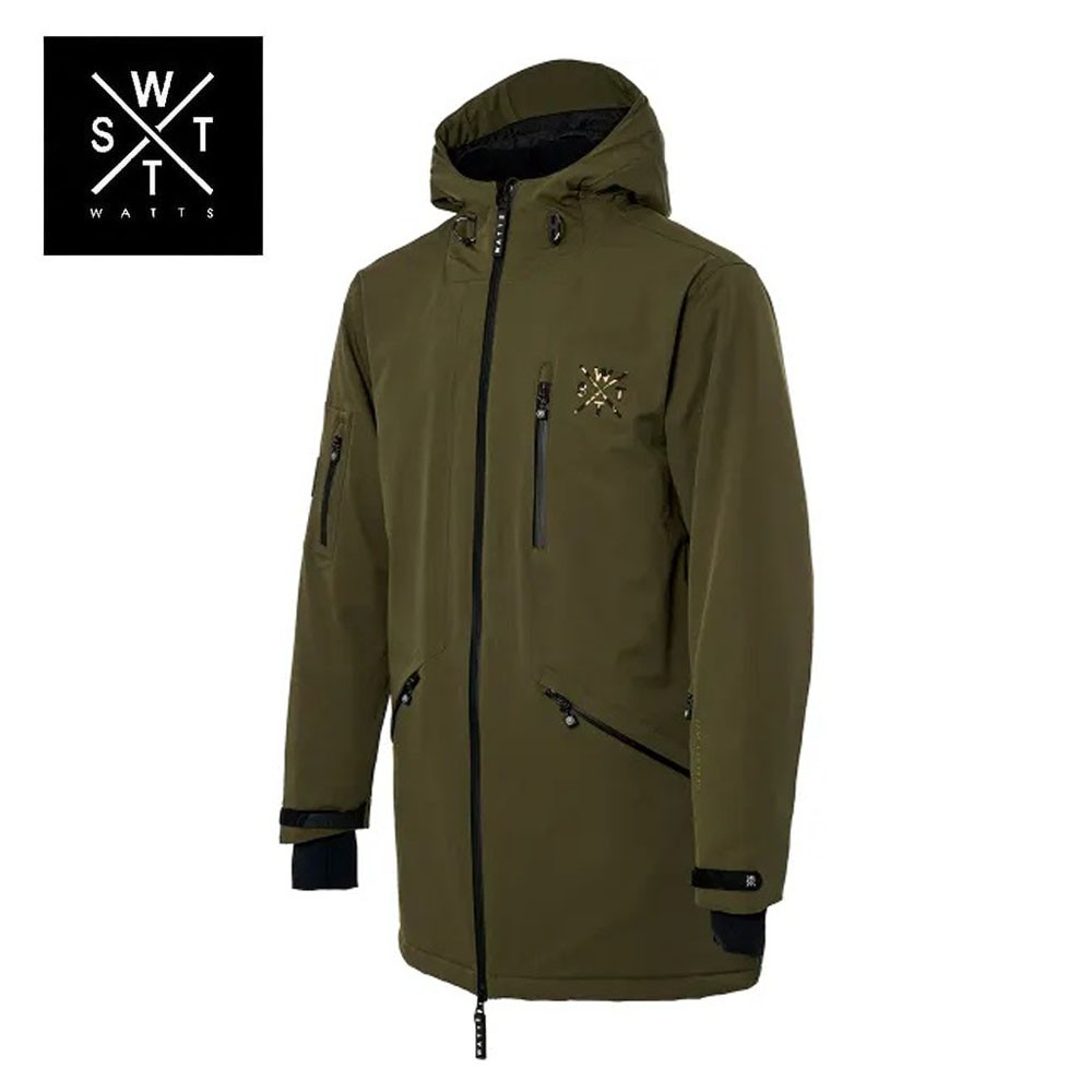 parka de ski watts homme chaude et couvrante  en déstockage