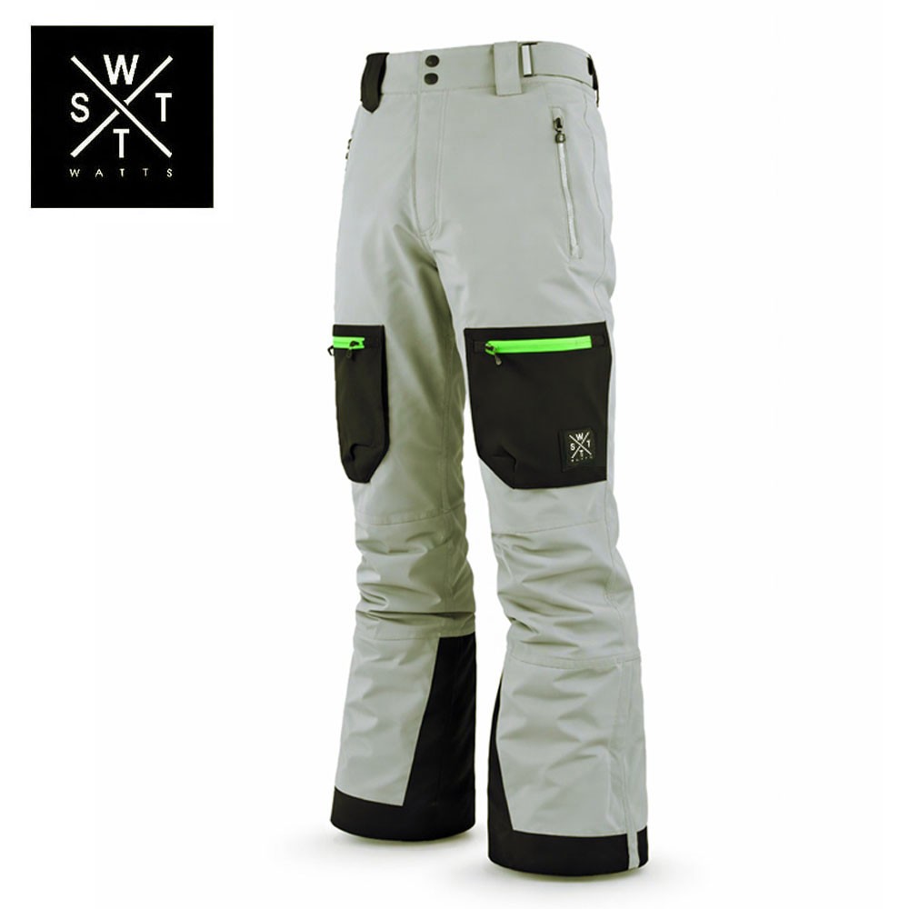 Pantalon de ski WATTS 1 XJib Gris/Noir Homme
