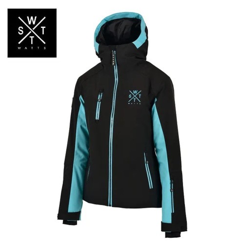 Veste de ski WATTS Vertigo Noir/Bleu Femme
