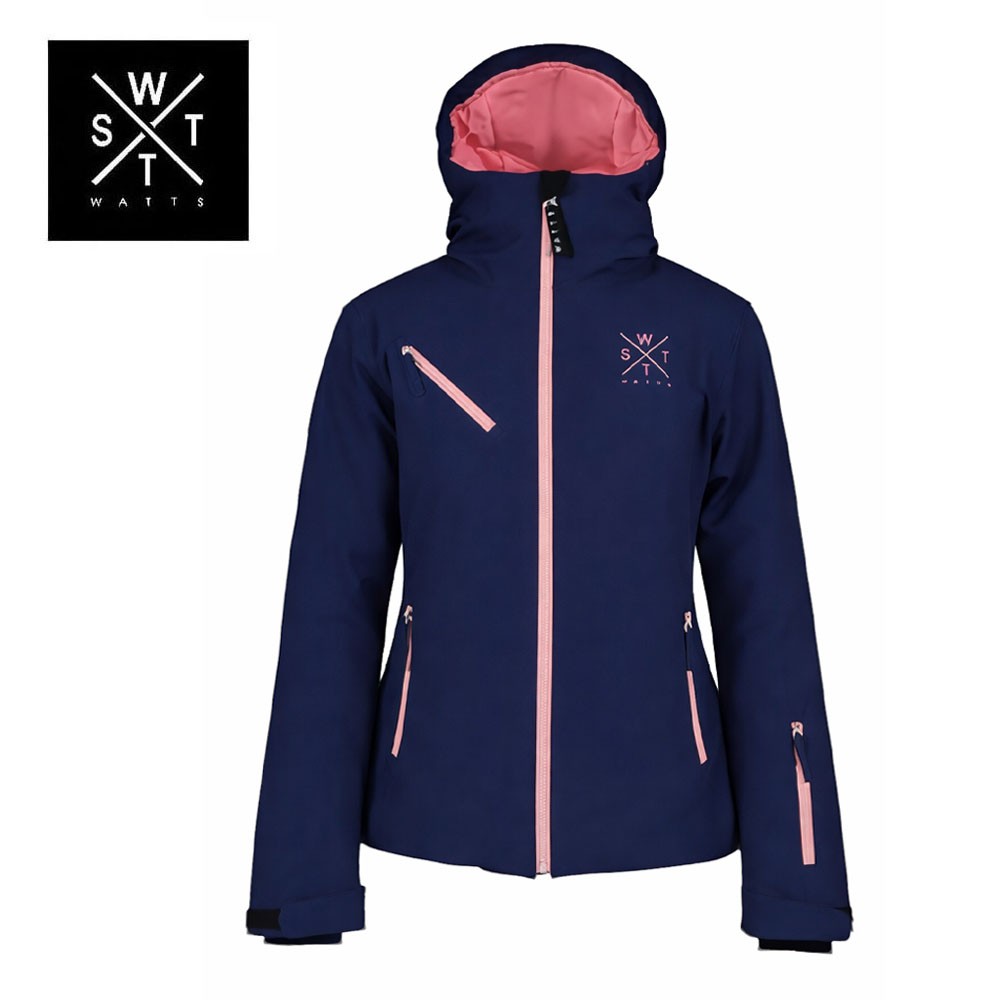 Veste de ski WATTS Vertical Bleu encre Femme