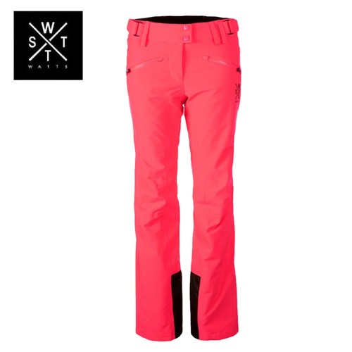 Pantalon de ski WATTS Way Rose fluo Femme