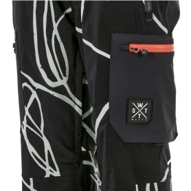 Pantalon de ski WATTS X Elipse Noir/Vert d'eau Femme