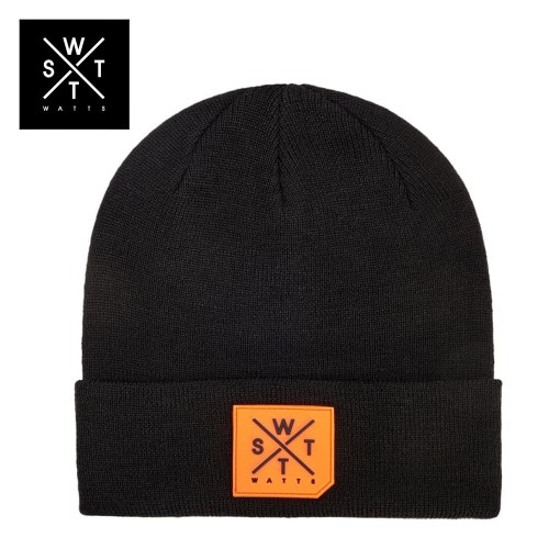 Bonnet WATTS Detroit Noir/Orange Unisexe