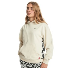Sweat à capuche QUIKSILVER Saturn Hoddie Block Beige Junior