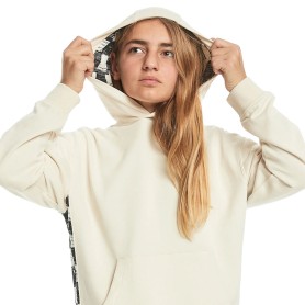 Sweat à capuche QUIKSILVER Saturn Hoddie Block Beige Junior
