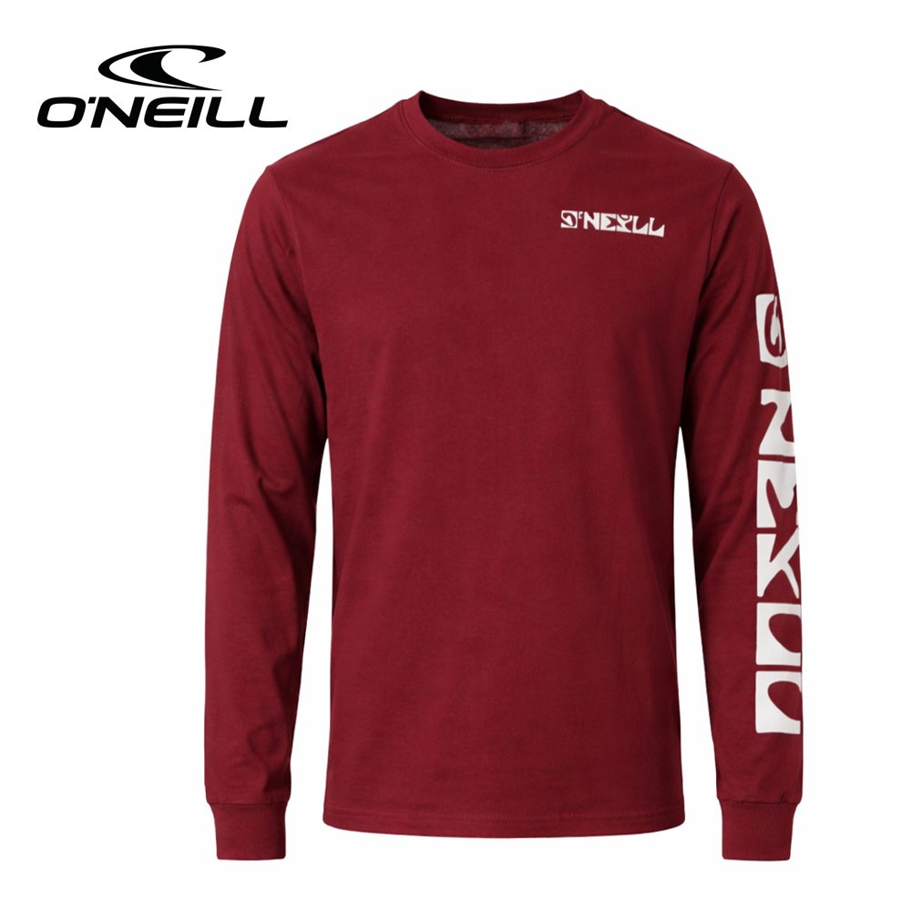 T-shirt O'NEILL Cedar LS Lie de vin Homme
