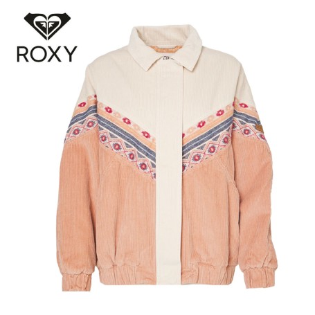 Veste en velours ROXY Ocean Talk Crème Femme