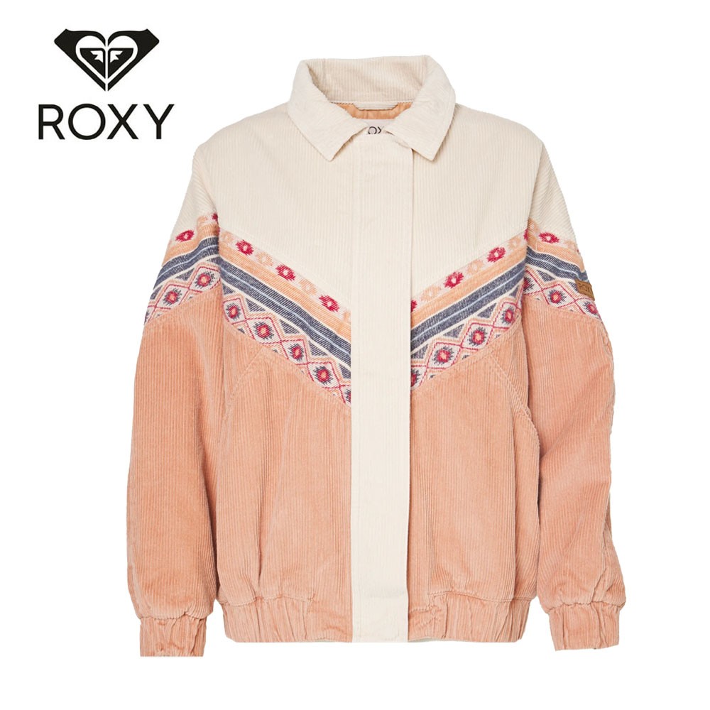 Veste en velours ROXY Ocean Talk Crème Femme