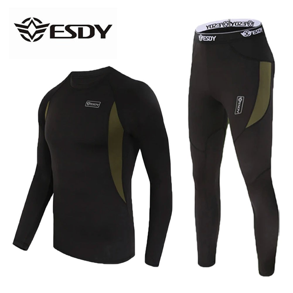 Ensemble thermique ESDY Noir Homme