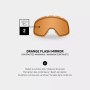 Masque de ski CEBE Horizon Orange/Noir Cat.2