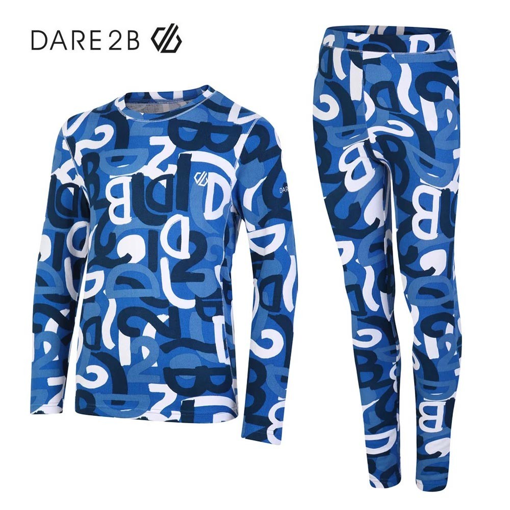 Ensemble thermique DARE 2B Pow Bleu / Graffiti Junior