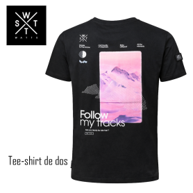 T-shirt WATTS Tracks Noir...