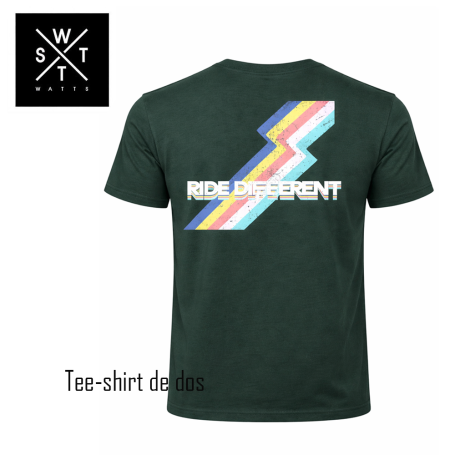 T-shirt WATTS Thunder Vert Homme