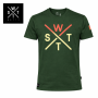 T-shirt WATTS Watts03 Vert Homme
