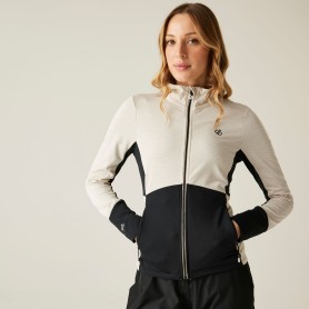 Veste polaire DARE 2B Elation IV Crème/Noir Femme