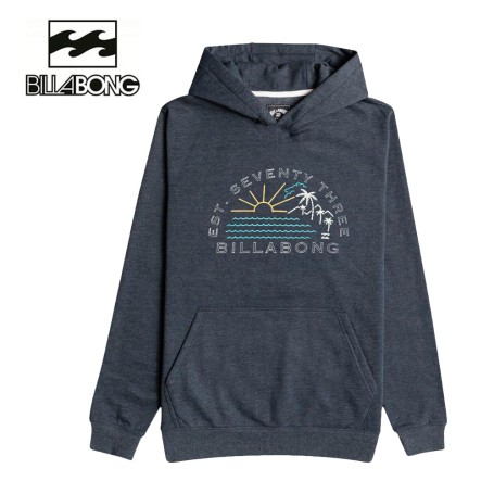 Sweat à capuche BILLABONG Isla Vista Bleu Junior