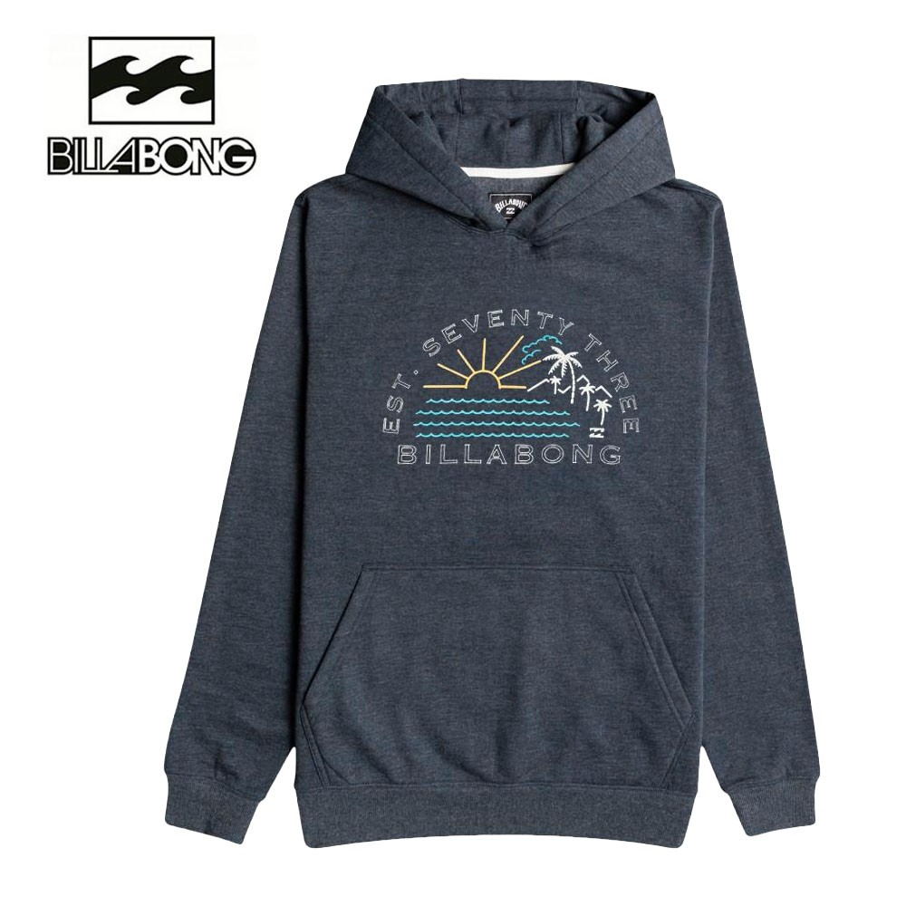 Sweat à capuche BILLABONG Isla Vista Bleu Junior