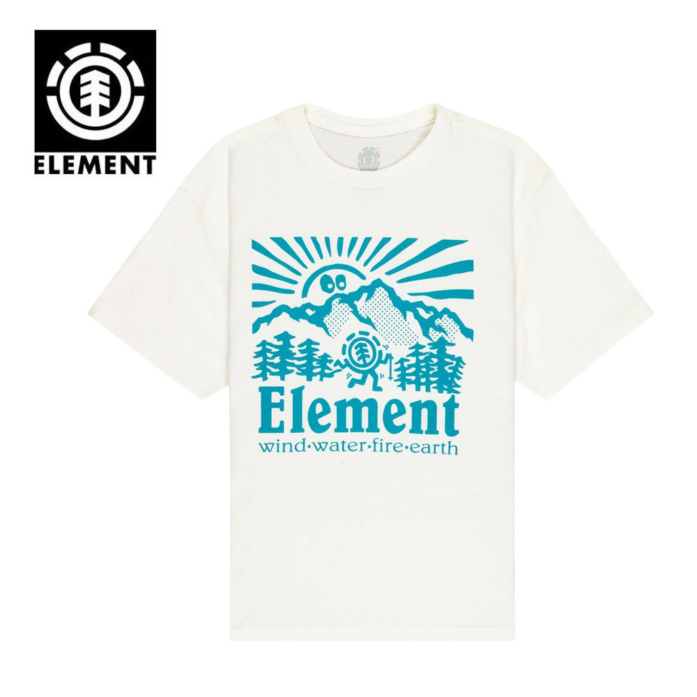 T-shirt ELEMENT Hike Rise Ecru Junior