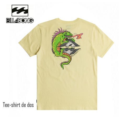 T-shirt ELEMENT Iguana King Jaune Junior