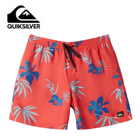 Short de Bain QUIKSILVER Everyday Mix Volley 14" Cayenne  Junior