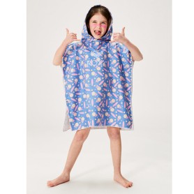 Poncho de bain ROXY Paradise Sunrise Bleu Junior