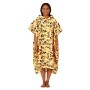 Poncho de bain AFTER ESSENTIALS Stamps Tangerine Unisexe