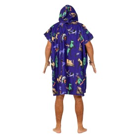 Poncho de bain AFTER ESSENTIALS Far West Bleu Unisexe