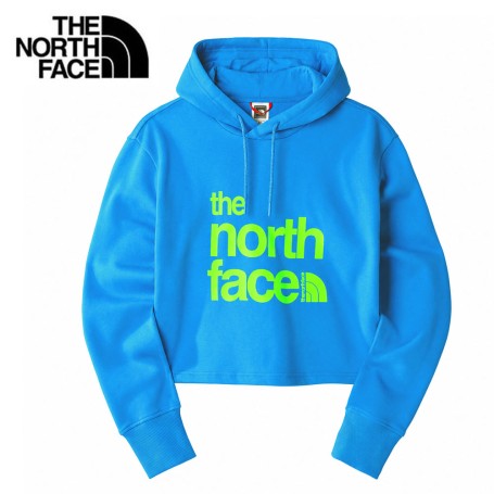 Sweat à capuche THE NORTH FACE Coordinates Crop Bleu Femme