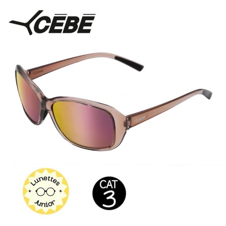 Lunettes de soleil CEBE Sunset Rose Transparent 7-10 ans - Cat.3