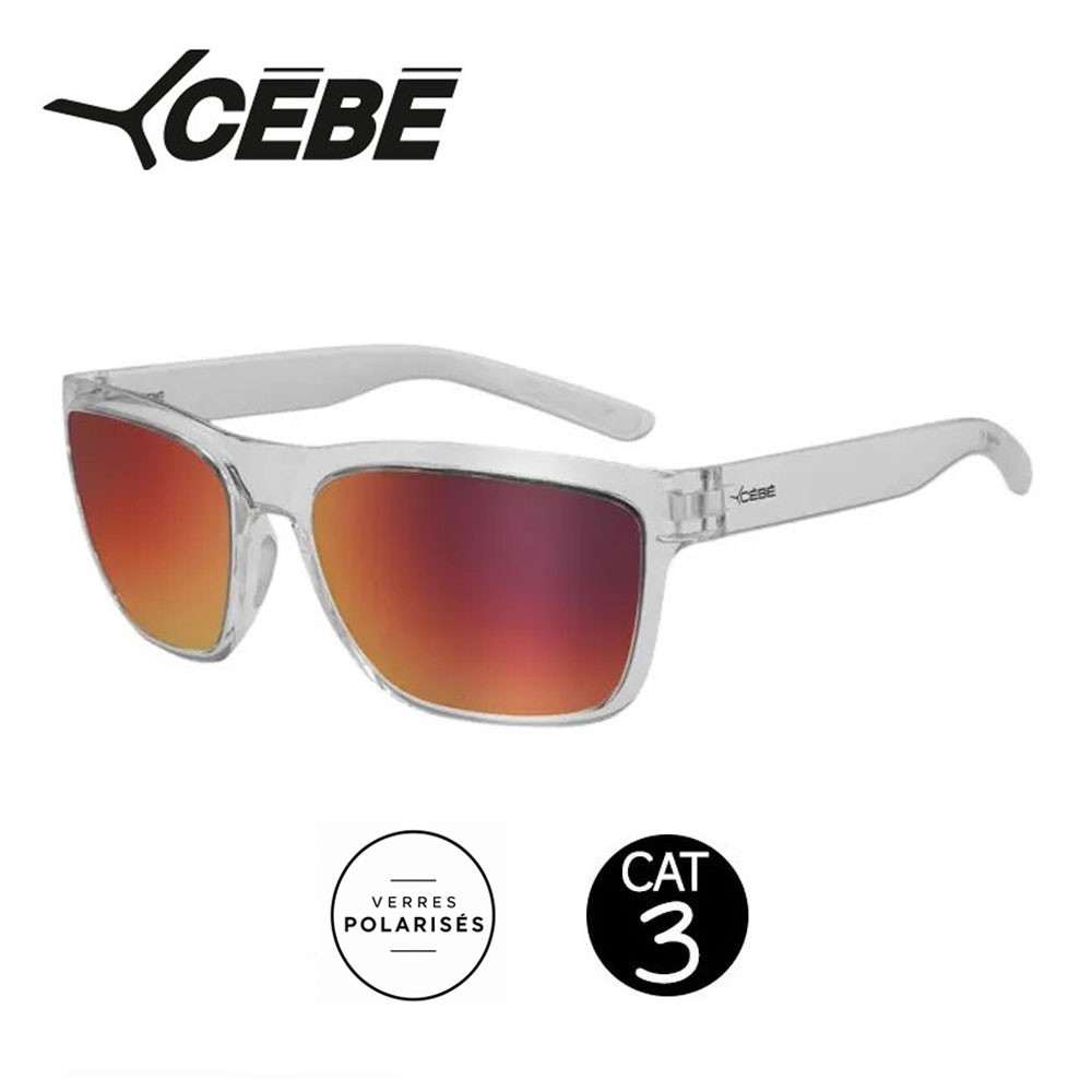 Lunettes polarisées CEBE Easye Shiny Transparent - Cat.3
