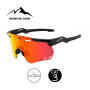 Lunettes polarisées MOUNTAIN VISION Shadow Noir Unisexe - Cat.3