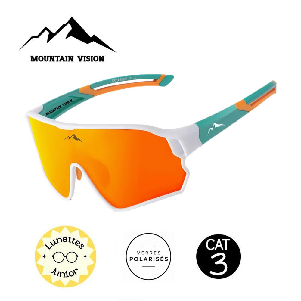 Lunettes polarisées MOUNTAIN VISION Fast Vert - Cat.3