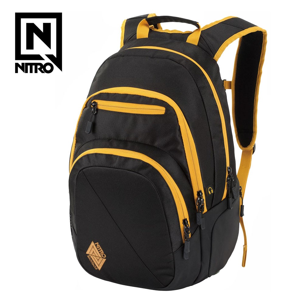 Sac à dos NITRO Stash 29L Golden Black Unisexe