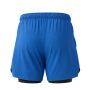 Short de running MIZUNO Core 7.5 Inches 2 in 1 Bleu Homme